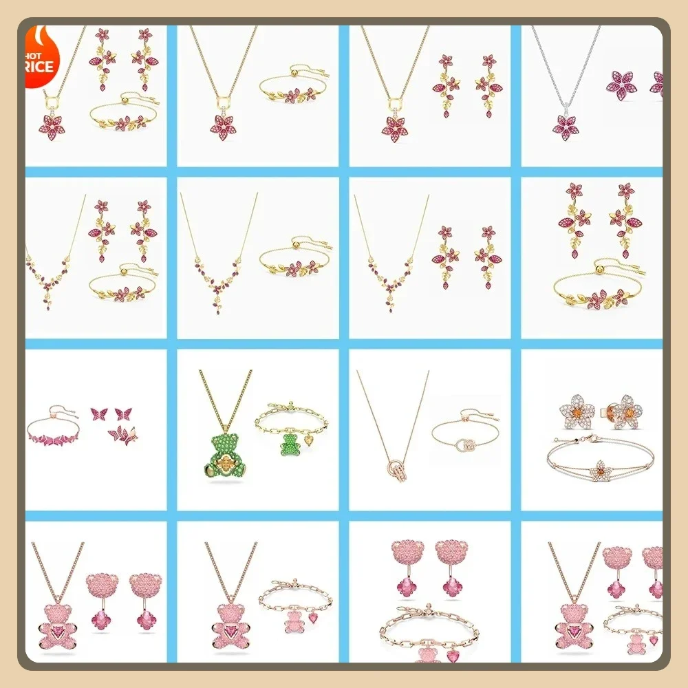 

Изысканный комплект joyas florales con caja de regalo,estvamiento de alta gama, perfecto como regalo para su novia.