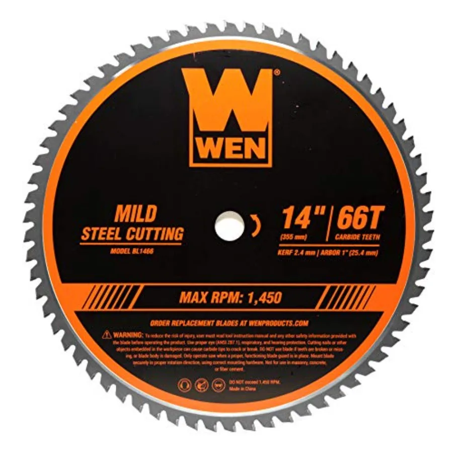 

BL1466 14-Inch 66-Tooth Carbide-Tipped Professional Metal Saw Blade for Mild Steel Cutting