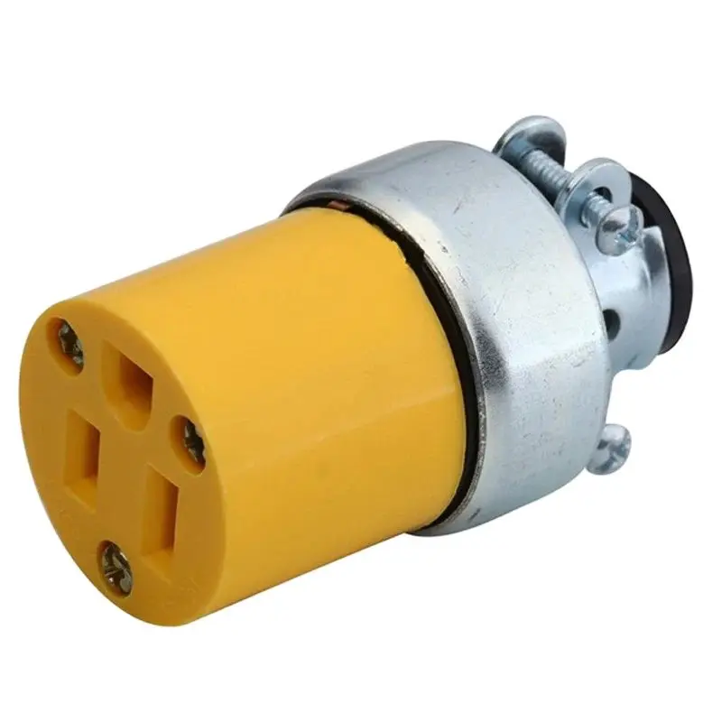 America NEMA L5-15P L5-15R US 15A Outdoor Extension Tripolar Wired Receptacle Male Female Anti-Loose Locked Plug Socket Type B