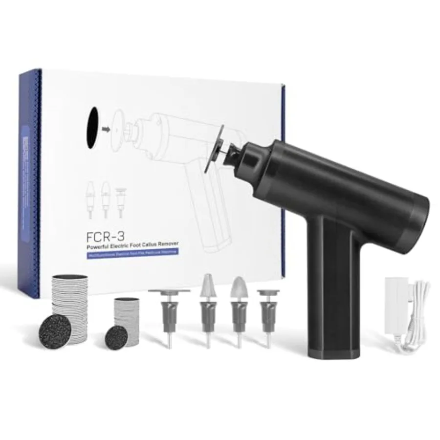 

Усовершенствованный электрический прибор для удаления мозолей с ног, 4500 об/мин, регулируемая скорость, профессиональная электрическая шлифовальная машинка-пилка для ног