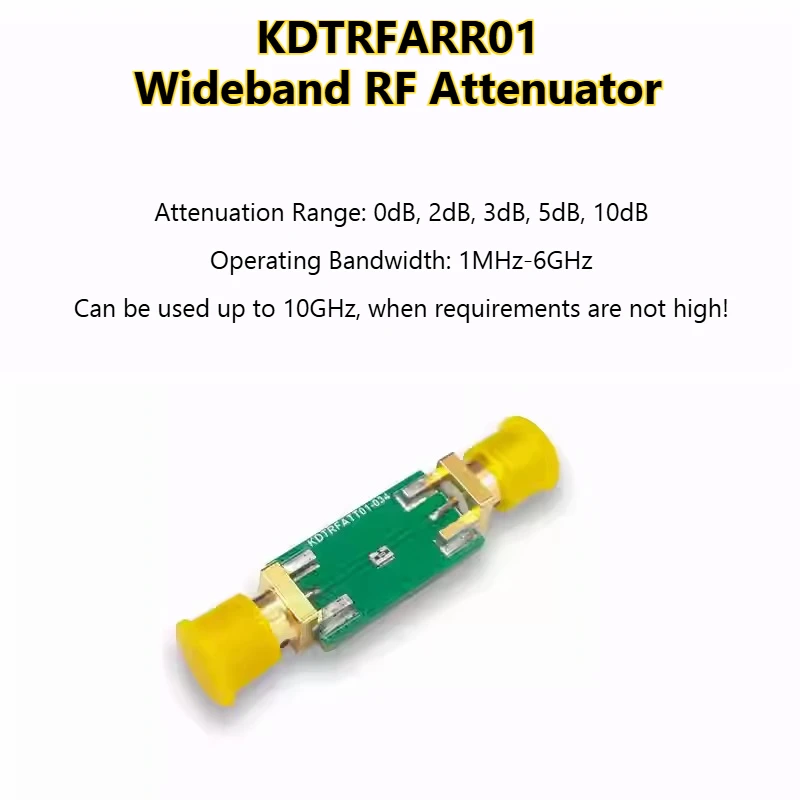 KDTRFARR01 RF Attenuator Module, RF Matcher, High Precision Attenuator 10GHz Bandwidth, Fixed Attenuator