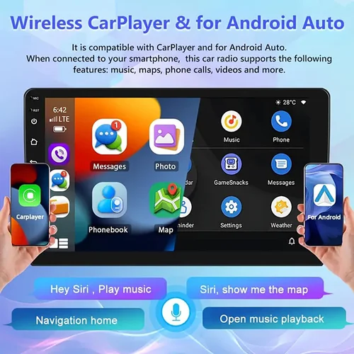 Imagen 2 del producto Radio de coche 2Din 7 ""/9""/10 ""Universal Android 13 Autoradio 64G GPS BT Audio de coche reproductor Multimedia Carpaly para Hyundai Nissan Toyota