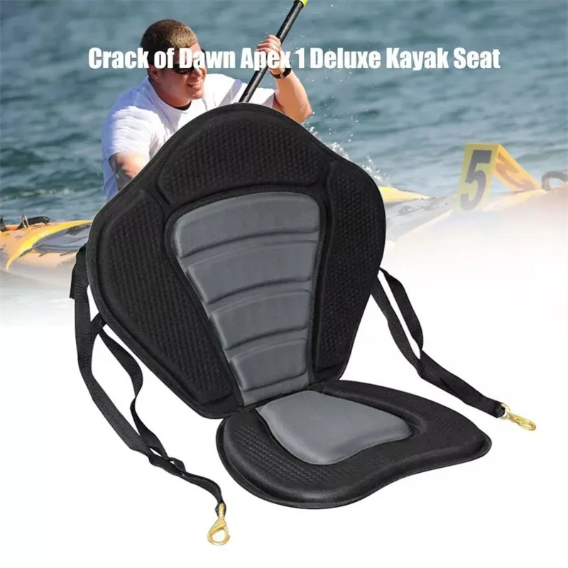 

Paddle Board Seat Adjustable Kayak Seat Padded Canoe Backrest Seat With Detachable Storage Bag For Kayaks Rowboats Fishing Boats