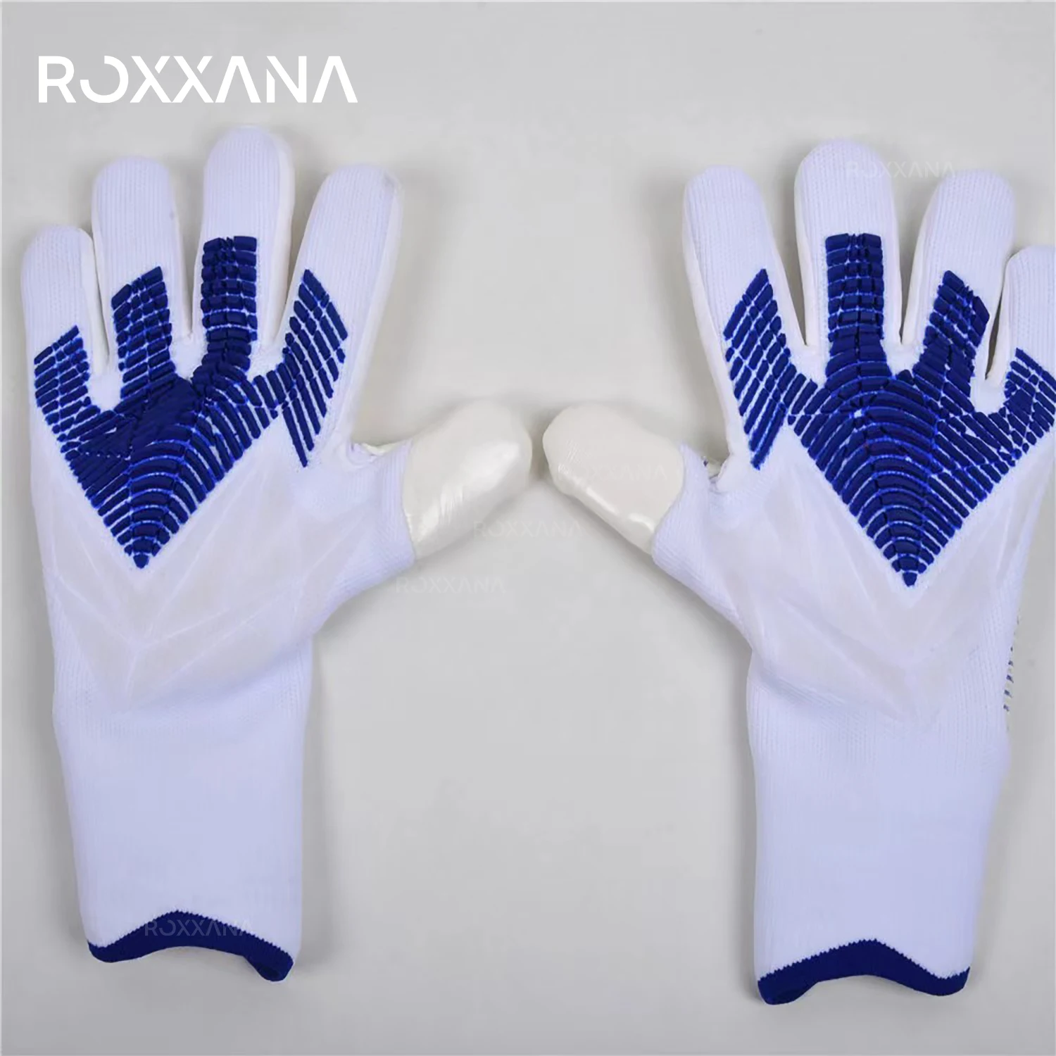 

ROXXANA Men's Children's Football Equipment NEW Soccer Goalkeeper Gloves Training Gear Adult Thickened Latex Finger Protection.