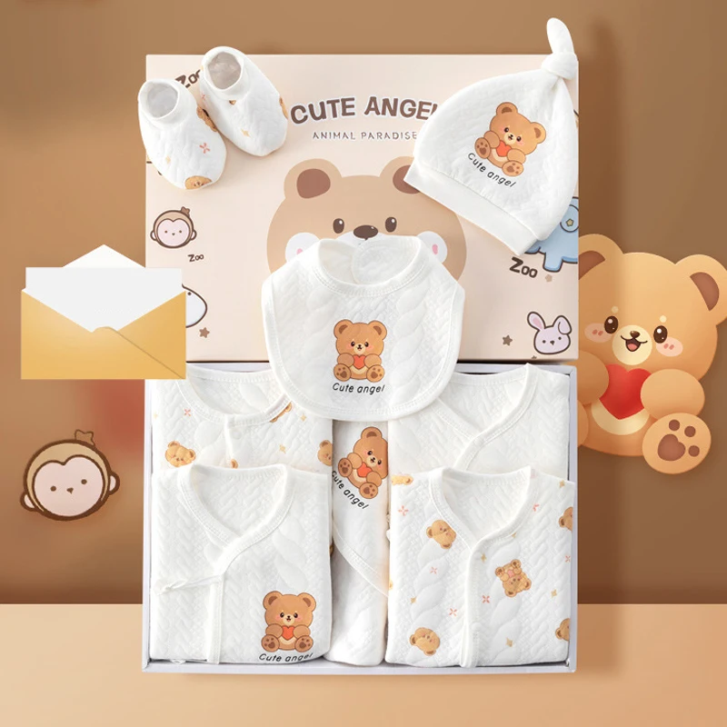 21/24/25pieces/0-3Months Newborn Baby Clothing 100%Cotton Kids Clothes Suit Unisex Infant Boys Girls Clothing Set Without Box