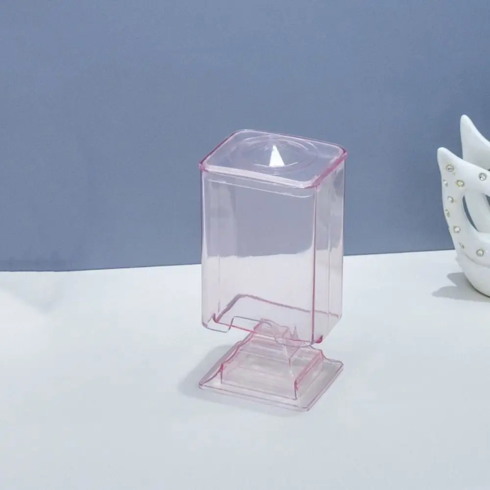 

Plastic Cosmetics Cotton Pad Holder Sealed Transparent Makeup Pads Container Waterproof Dust-proof Nail Wipes Organizer Vanity