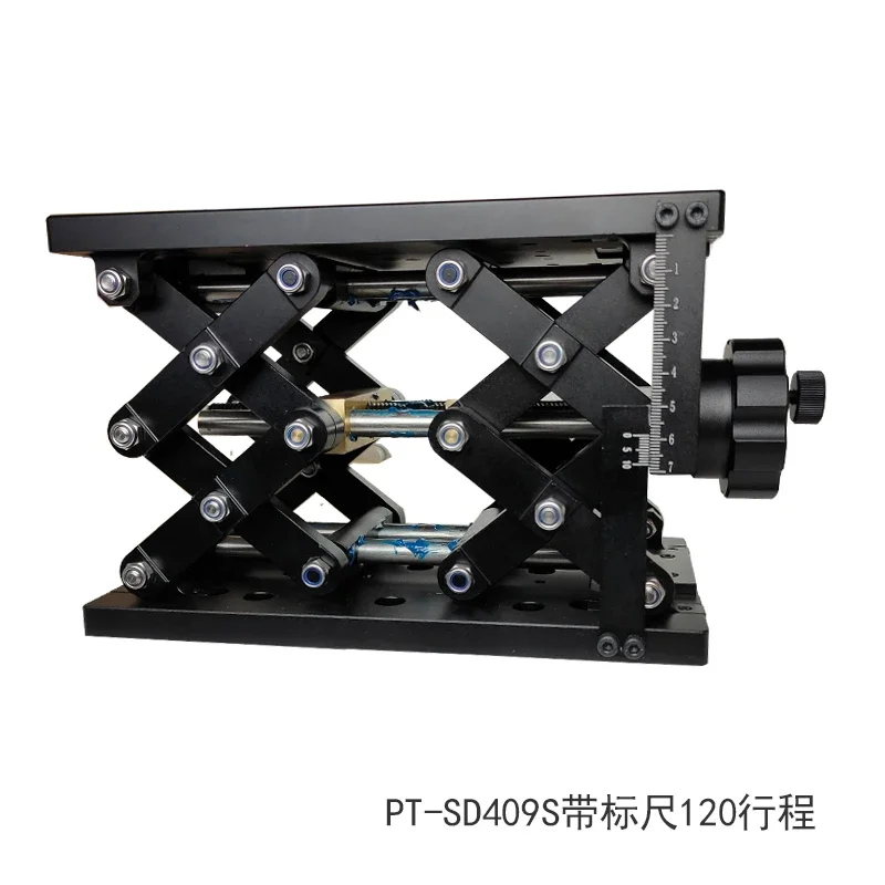 PT-SD409 Precision Lifting Z-Axis Manual Translation Height Adjustment Table