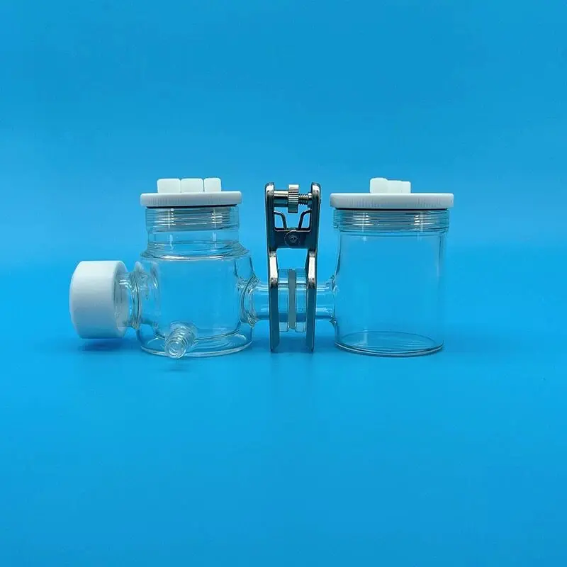 Sealed electrolytic cell+temperature controlled quartz window chemical cell