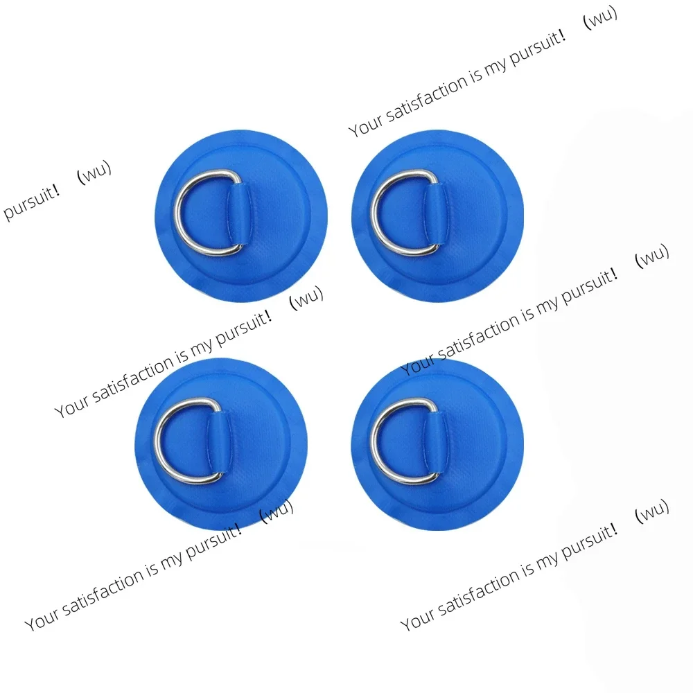ZOCI-Surfboard Dinghy Boat PVC Patch With Stainless Steel D Ring Deck Rigging Sup Round Ring Pad 5M Elastic Bungee Rope Kit