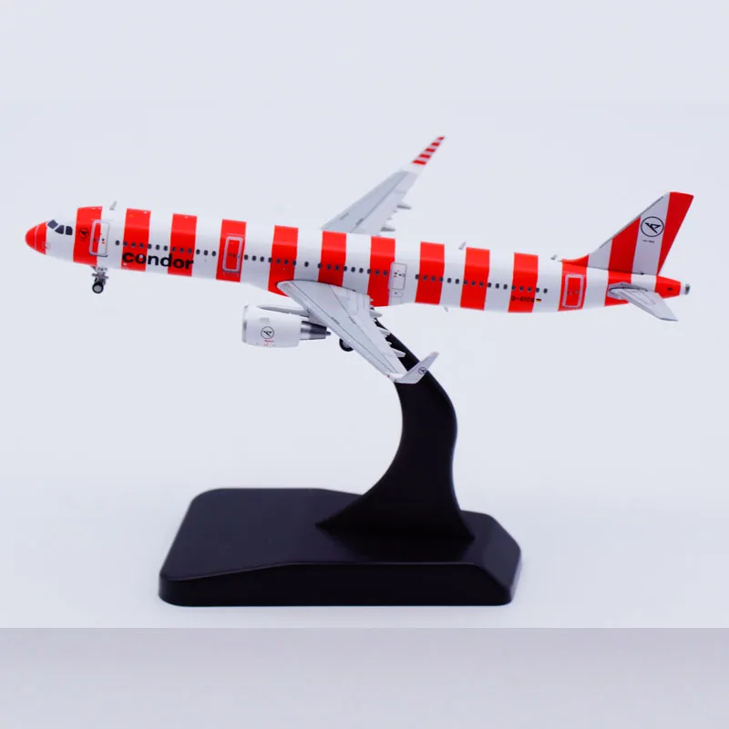 XX40119 Alloy Collectible Plane Gift JC Wings 1:400 Condor Airlines Airbus A321 Diecast Aircraft Jet Model D-ATCG With Stand