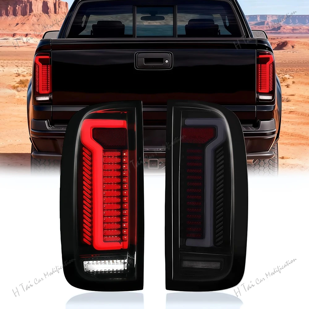 Luces Traseras LED para Chevy Colorado GMC Canyon 2015-2022, Luces de Freno Traseras, Luces de Giro, Conjuntos de Luces para Automóvil