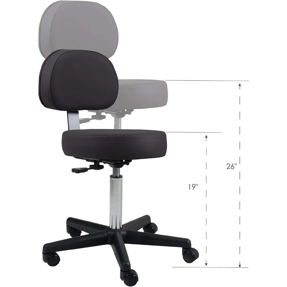 مقعد صياغة صالون التدليك الهوائي من EARTHLITE - بدون تسرب (vs. هيدروليكي)، قابل للتعديل، المتداول، CFC خالية / الوجه الطبي