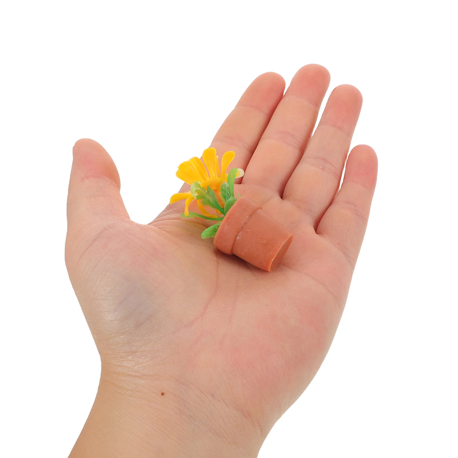 

28Pcs Miniature Resin Tiny Bonsai Pots Fake Greenery Dollhouse Plant Decorations Mini Flower Pots Fairy Garden Accessories