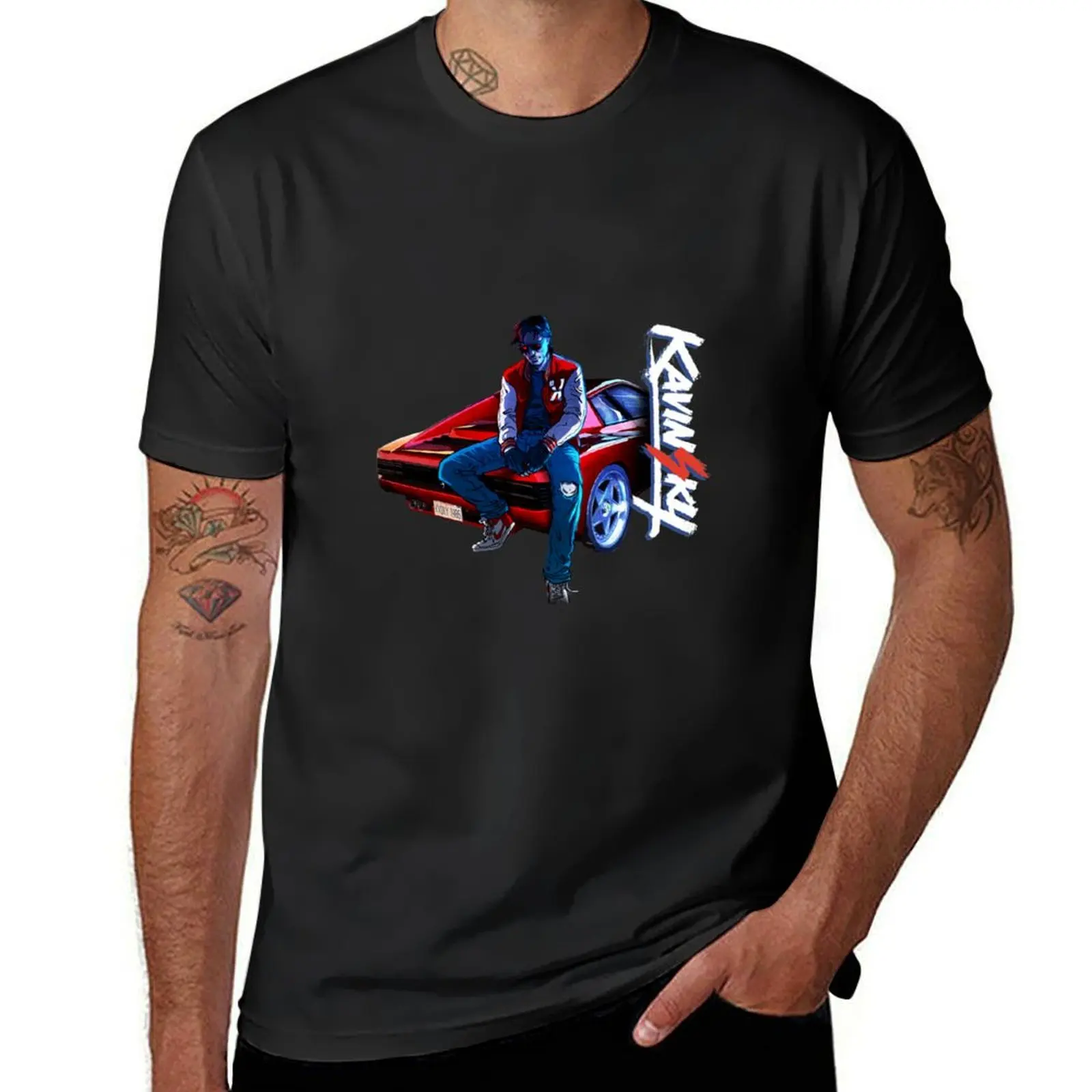 Kavinsky v2 T-Shirt plus sizes summer clothes Blouse plus size tops mens t shirt