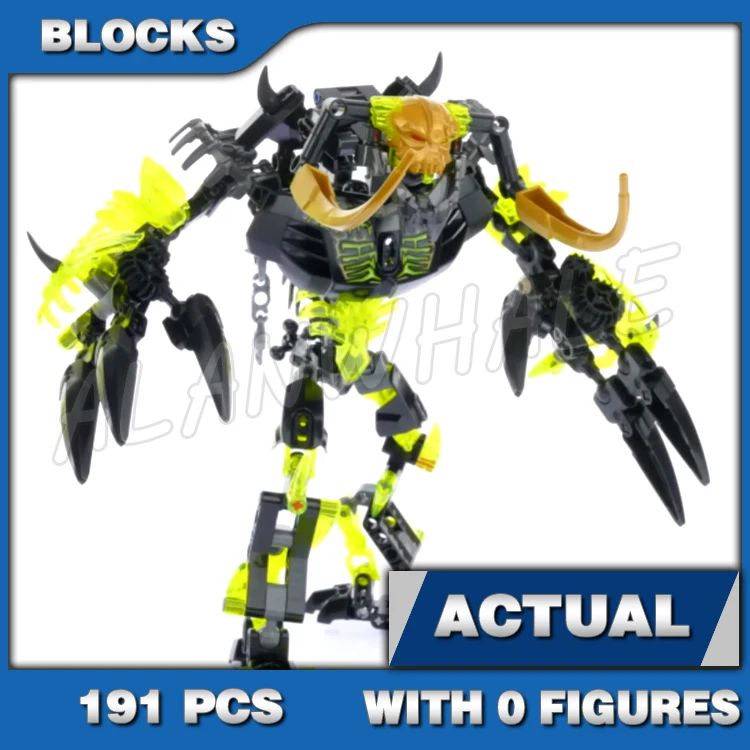 191 шт. Bionicle Umarak the Destroyer Elemental Beast Mask Ancient Creature 614 Строительные блоки, игрушки, совместимые с моделью