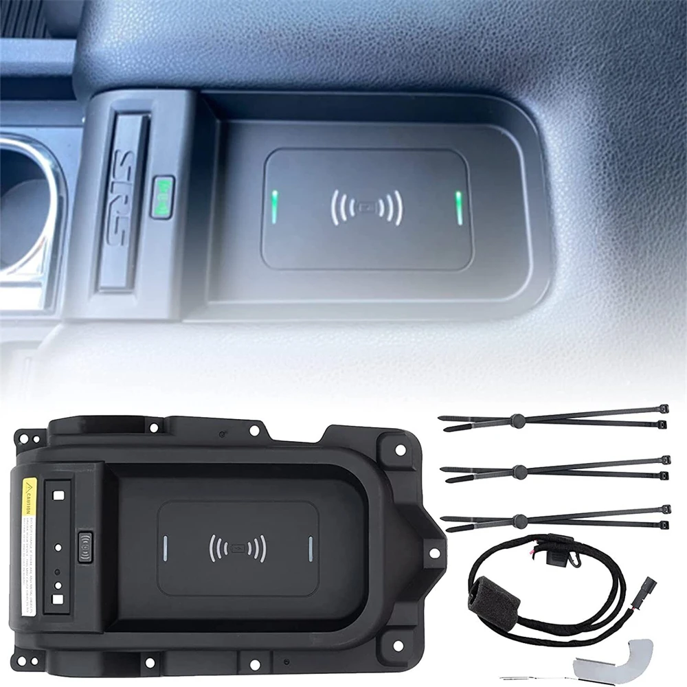 ​Car Center Console Wireless Charger Tray For Toyota Tundra 2014-2021 00016-34506 Automobile Accessories