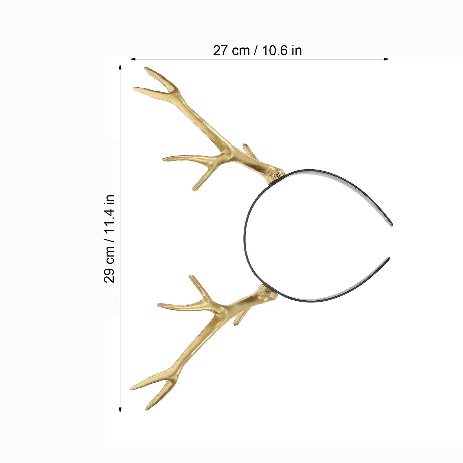 Headband for Halloween Cosplay Party Hair Hoop Performance Headdress Horn Hair Band Festive Costume Photo Prop
