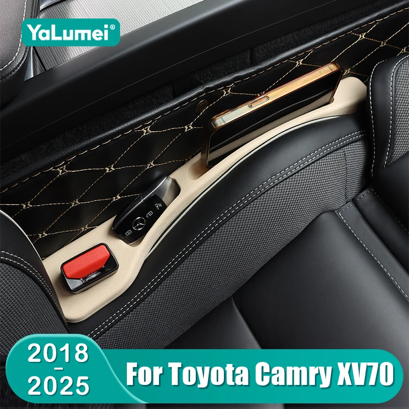Für Toyota Camry XV70 2018 2019 2020 2021 2022 2023 2024 2025 Camry 70 Hybrid Auto Sitz Lücke Spalt Lagerung box Zubehör