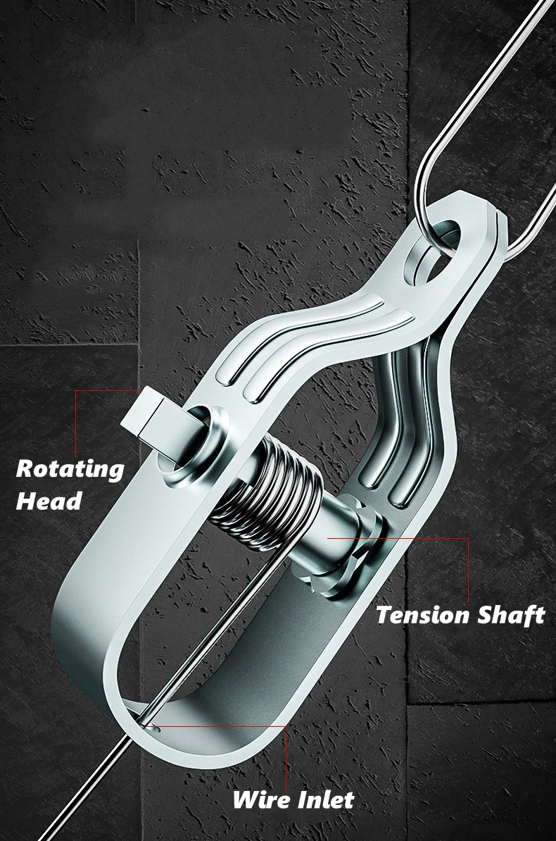 Wire Tightener Wire Tensioner,Cable Tensioner Wire Tensioners for Secure Barbed Wire, Greenhouses & Grape Vines