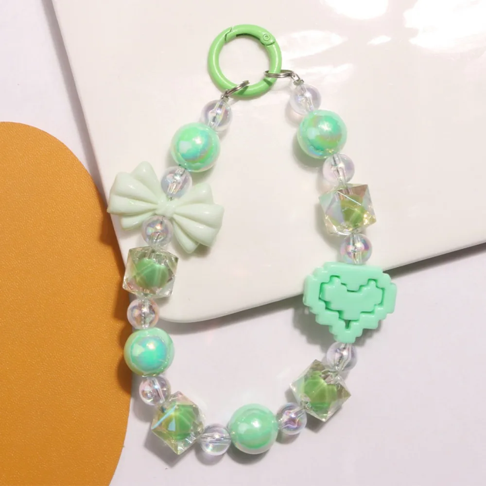 

Anti-lost Bow Mobile Phone Straps Lanyard Bracelet Keychain Bag Chain Acrylic Korean Style Bowknot Phone Pendant