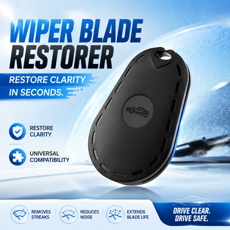 Convenient Car Boneless Wiper Blade Rubber Strip Repair Tools with Polishing Wiper Protection Cover Fixes Blade for Car Care