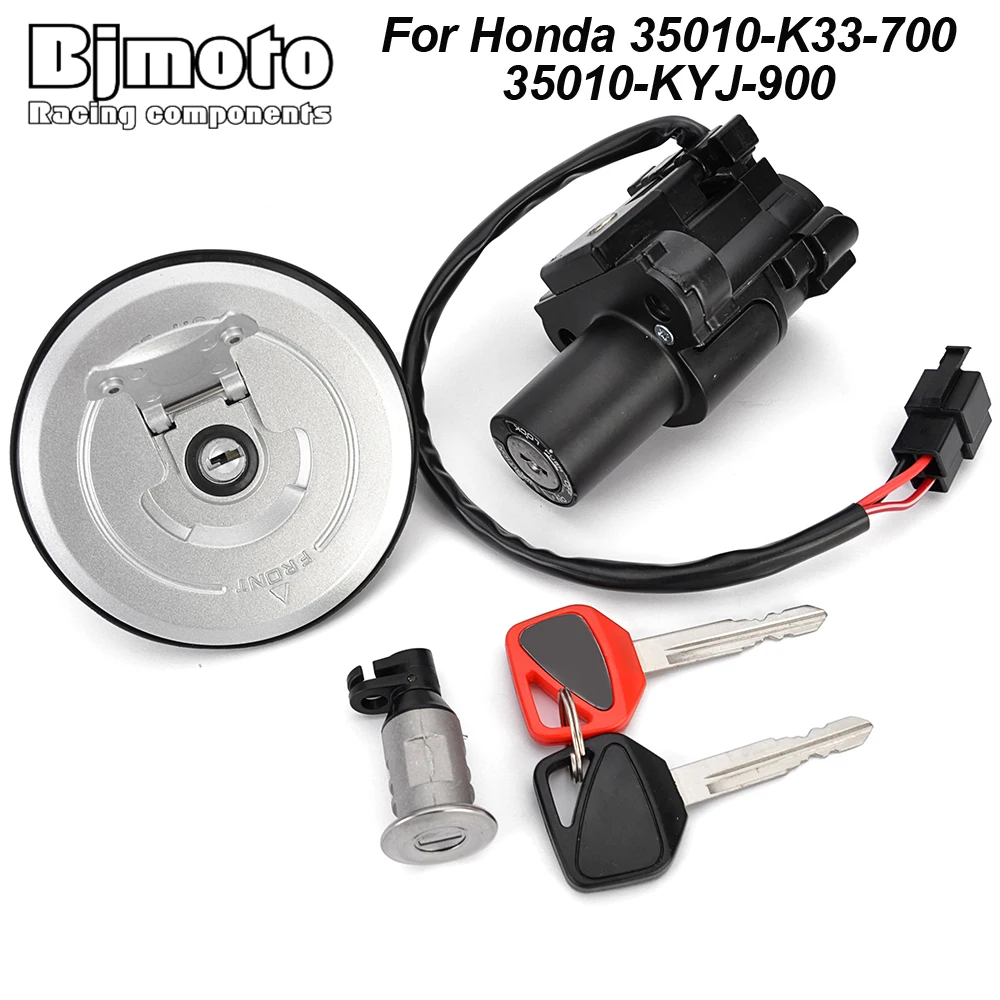 

Motorcycle Fuel Gas Cap Ignition Switch Seat Lock with Key Kit For Honda CB250F CB300F ABS CBR250R CBR250RA CBR300R CBR300RA
