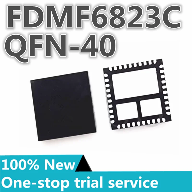 

2-100PCS %New FDMF6823A FDMF6823B FDMF6823C QFN-40 half-bridge driver IC chip