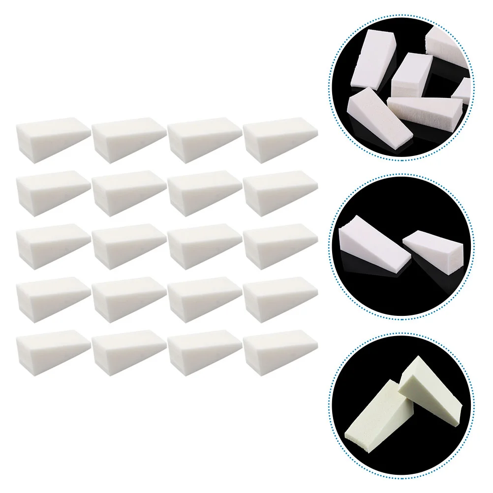 48 Pcs Nail Sponge Facial Sponges Gradient Wedges Clean Manicure Makeup Applicator Miss