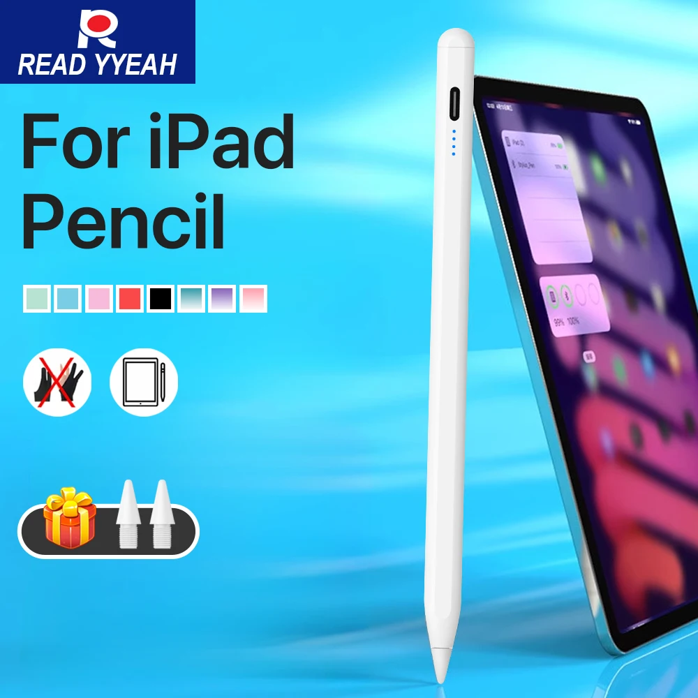 For Apple Pencil Stylus For iPad A16 Air 11 5 4 Pro 11th 13 12.9 M4 M3 M2 Pens 10 9 10th 9th Generation Mini 7 6 2025 Touch Pen