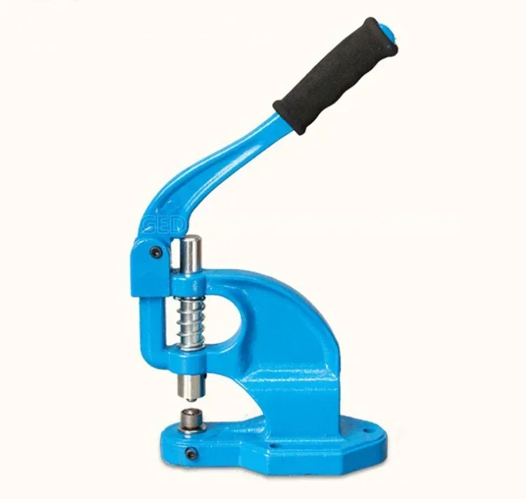 Guangzhou Easy Operated  Button Making Hole Machine 6/10/12mm Manual Eyelet Punch Machine