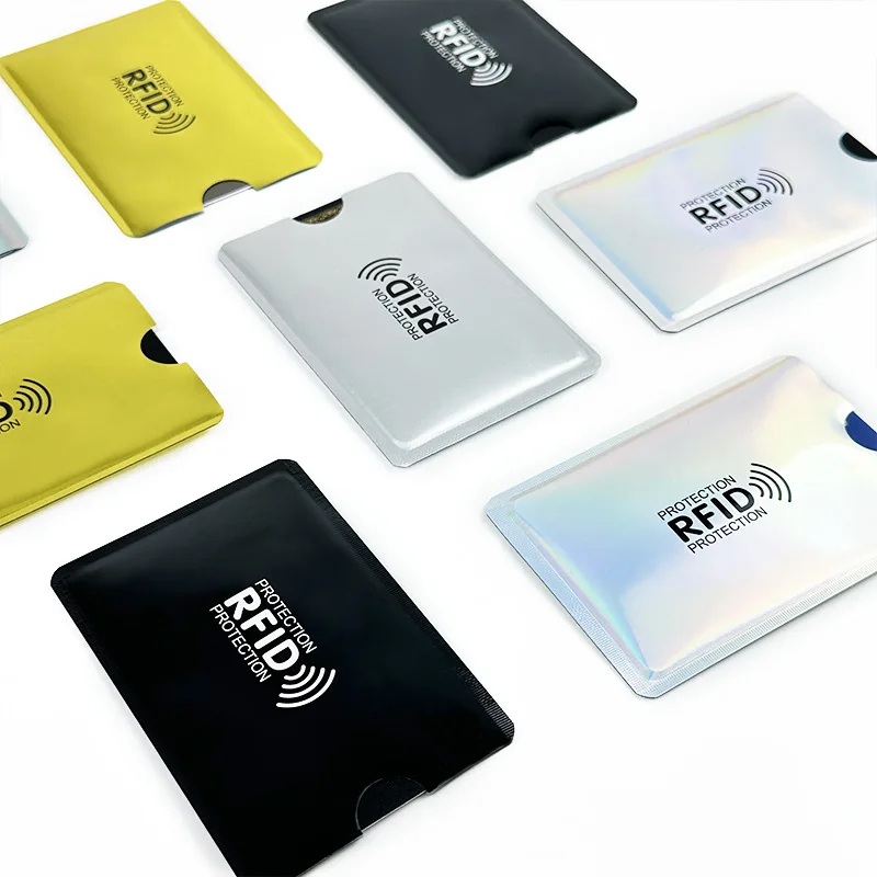 

10Pcs Anti-Scan RFID Card Sleeves NFC Signal Blocking Wallet Reader Lock Protector Bank Credit Card Holder