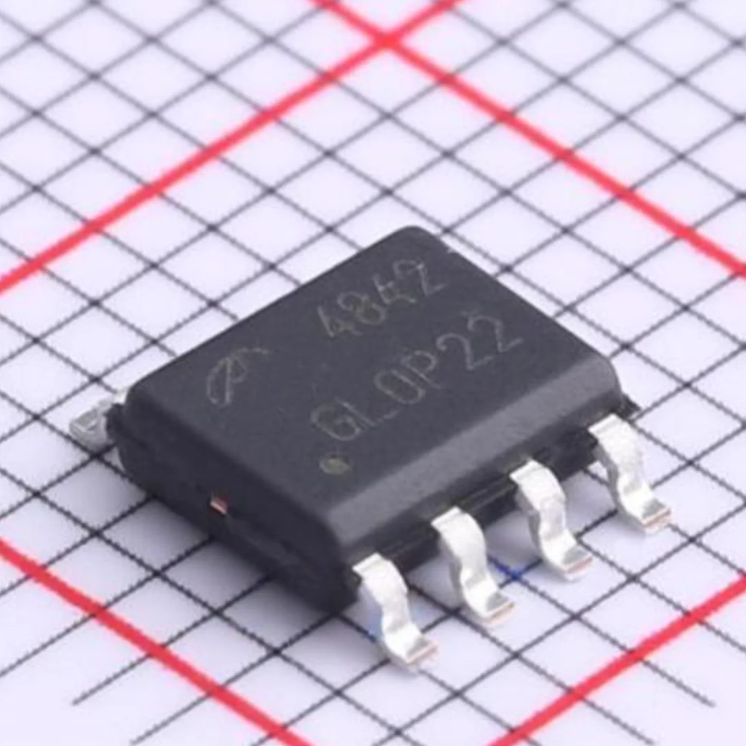 10PCS AO4842 SOIC-8 SOP-8 NEW Original Field Effect Tube 2W 22mΩ@7.5A,10V 30V 2 N-Channels 29mΩ@4.5V MOSFETs AO4842 Marking 4842