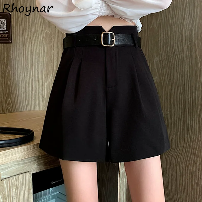 Shorts Women Summer Youth S-3XL Leisure Elegant Solid Minimalist Classic Daily All-match Female Tender Popular Clothing Ins Hot