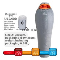 Naturehike Upgrade ULG400 ULG700 ULG1000 Winter Goose Down Mummy Warm Sleeping Bag 800FP Comfort Temperature -4℃ -10℃ -15℃