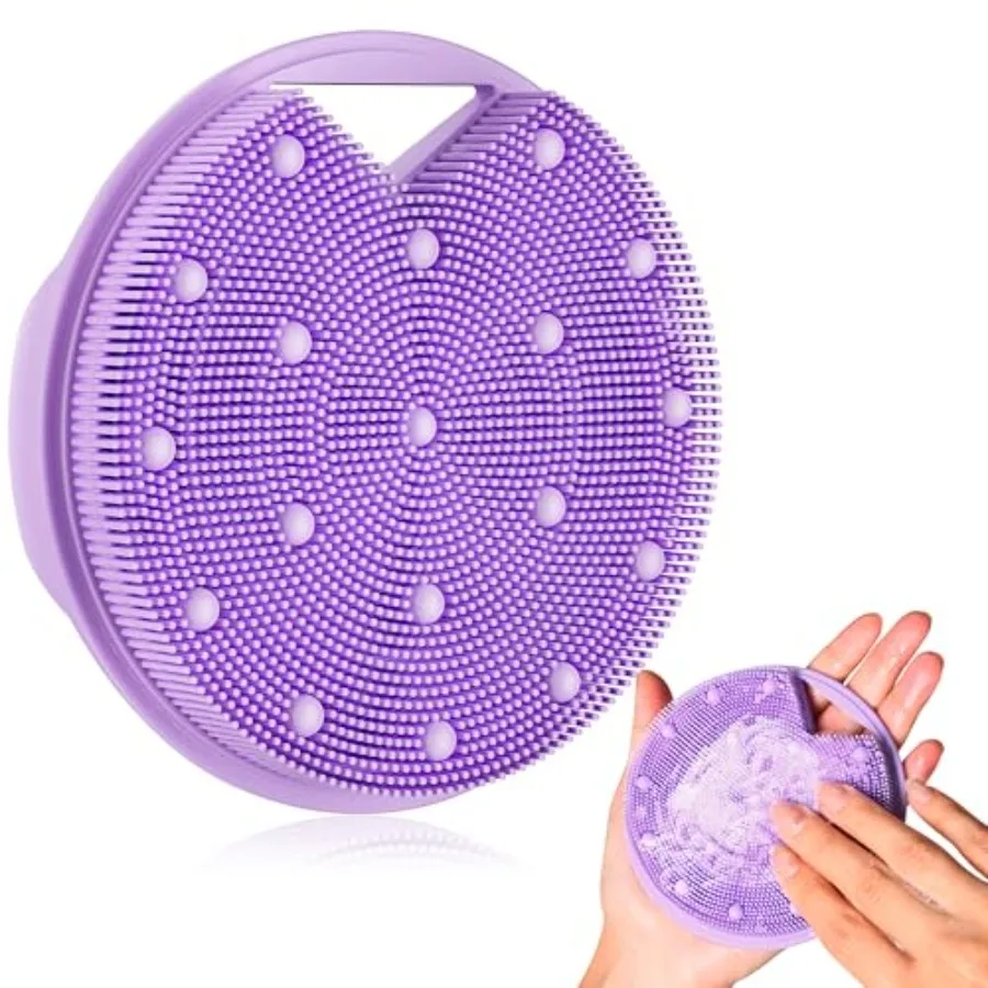 

Silicone Body Scrubber for Lymphatic Drainage - Anti Zinc Infused - Heavy Nodes Exfoliating Body Scrubber for Shower BodyCellul