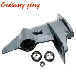 61N-45311-02-4D Lower Casing and 61N-45560, 61N-45570, 61N-45551 Gear Kit For YAMAHA Outboard Motor 2 Stroke Gear Box 25HP 30HP