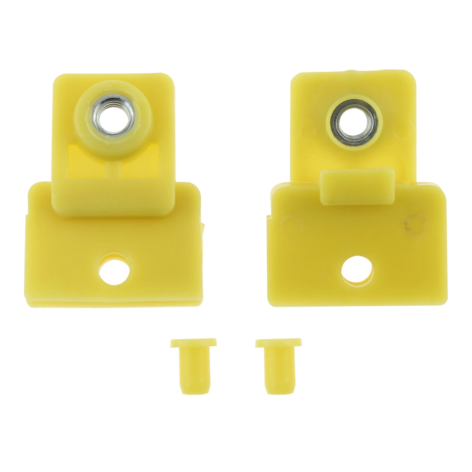 2 Pcs Plastic Car Window Glass Holder Base for Isuzu Pickup Car Accessories Interior 43.3*33.4mm/1.7*1.3in Free Shipping