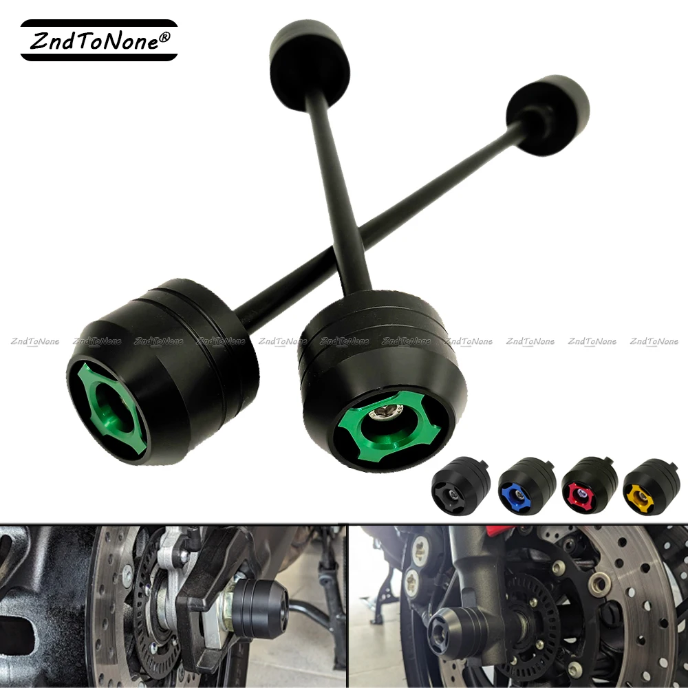 

Front Rear Axle Wheel Fork Slider Protector For Kawasaki ZX10R 2008-2016 ZX-10R Motorcycle Left Right Side Fall Crash Guard Pads