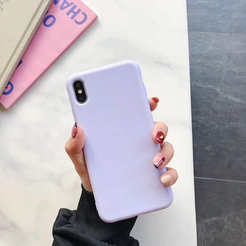 TPU Handyhülle für iPhone XR X XS Max 11 12 13 Pro Max mini Luxus Soft Candy Cover für iPhone XR XS X 6 6S 7 8Plus Hülle – Detail 1