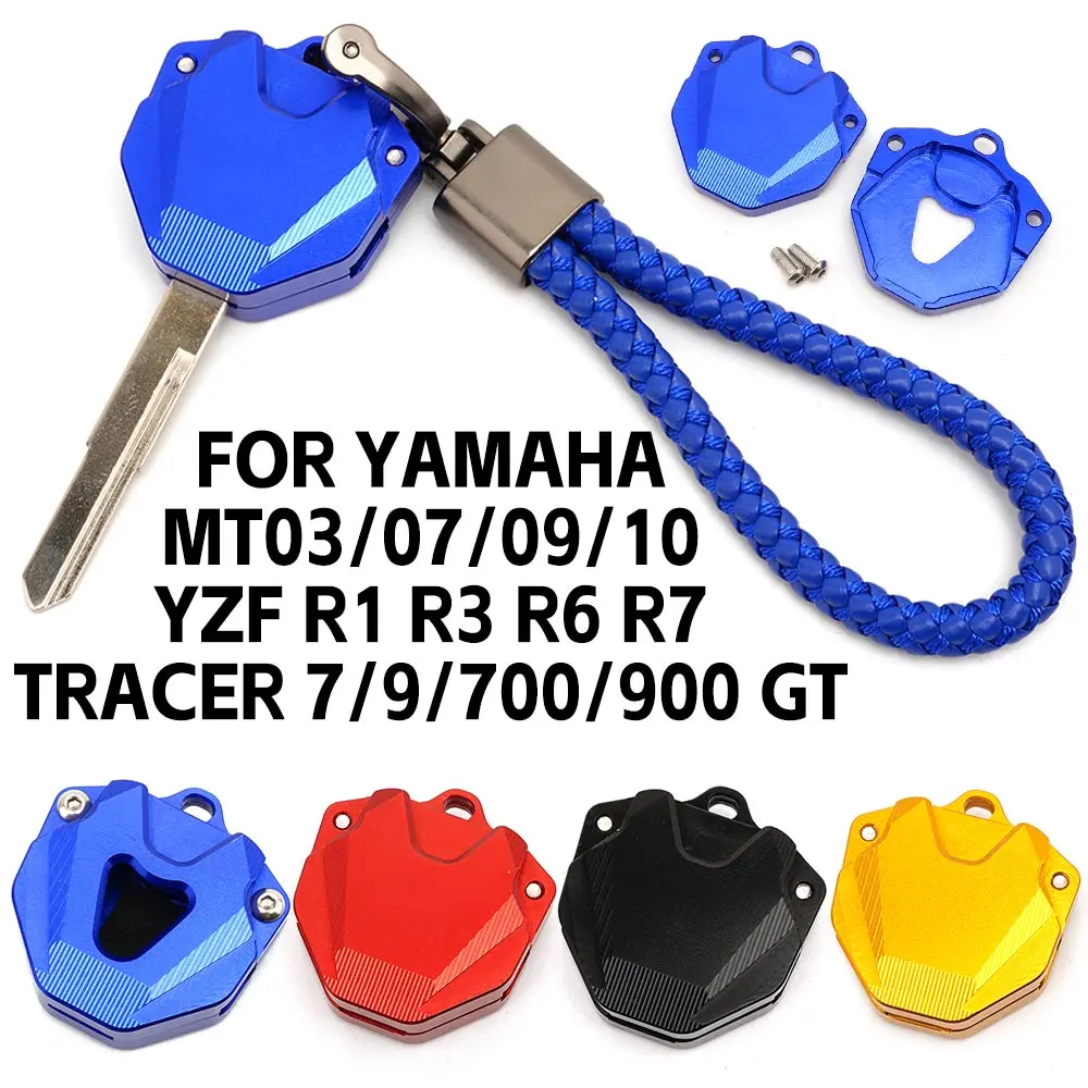 Key Cover Key Ring For YAMAHA MT09 MT07 MT03 MT 07 09 03 10 25 TRACER 7 9 900 700 / GT TRACER9 YZF R3 R6 YZFR6 YZFR3