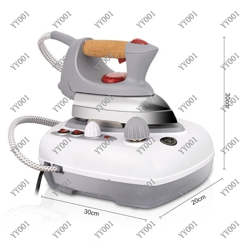 Household Steam Iron 2000W EU Standard Polished Aluminum Soleplate Electric Iron for Clothes