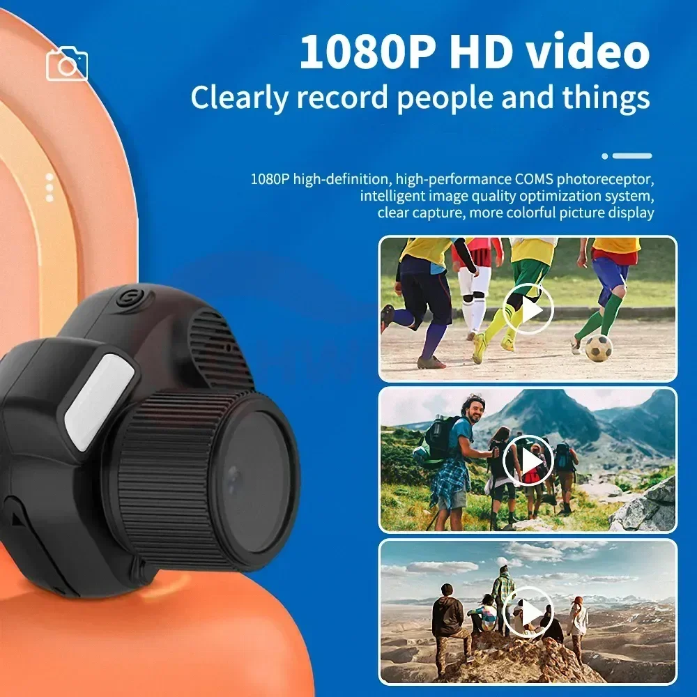 1080P HD 미니 카메라 스크린 배터리 내장 휴대용 빈티지 초소형 캠코더 비디오 레코더 야외 스포츠 액션 캠 디지털