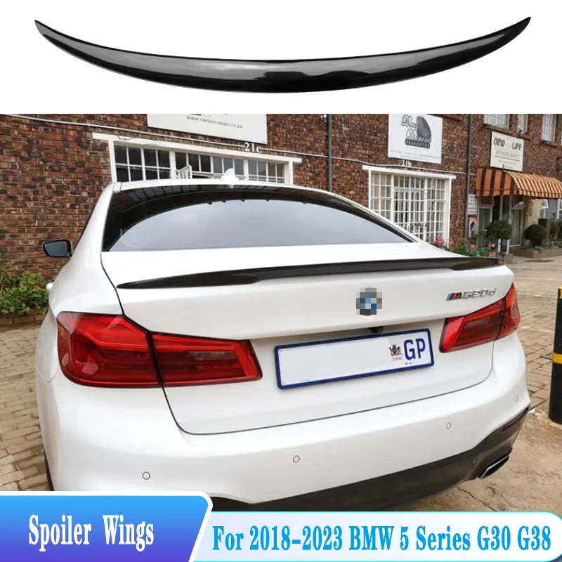 

For 2018-2023 BMW 5 Series G30 G38 520i 525i 530i 540i Rear Trunk Spoiler Wings MP Style ABS Plastic Tuning Body Kit Accessories