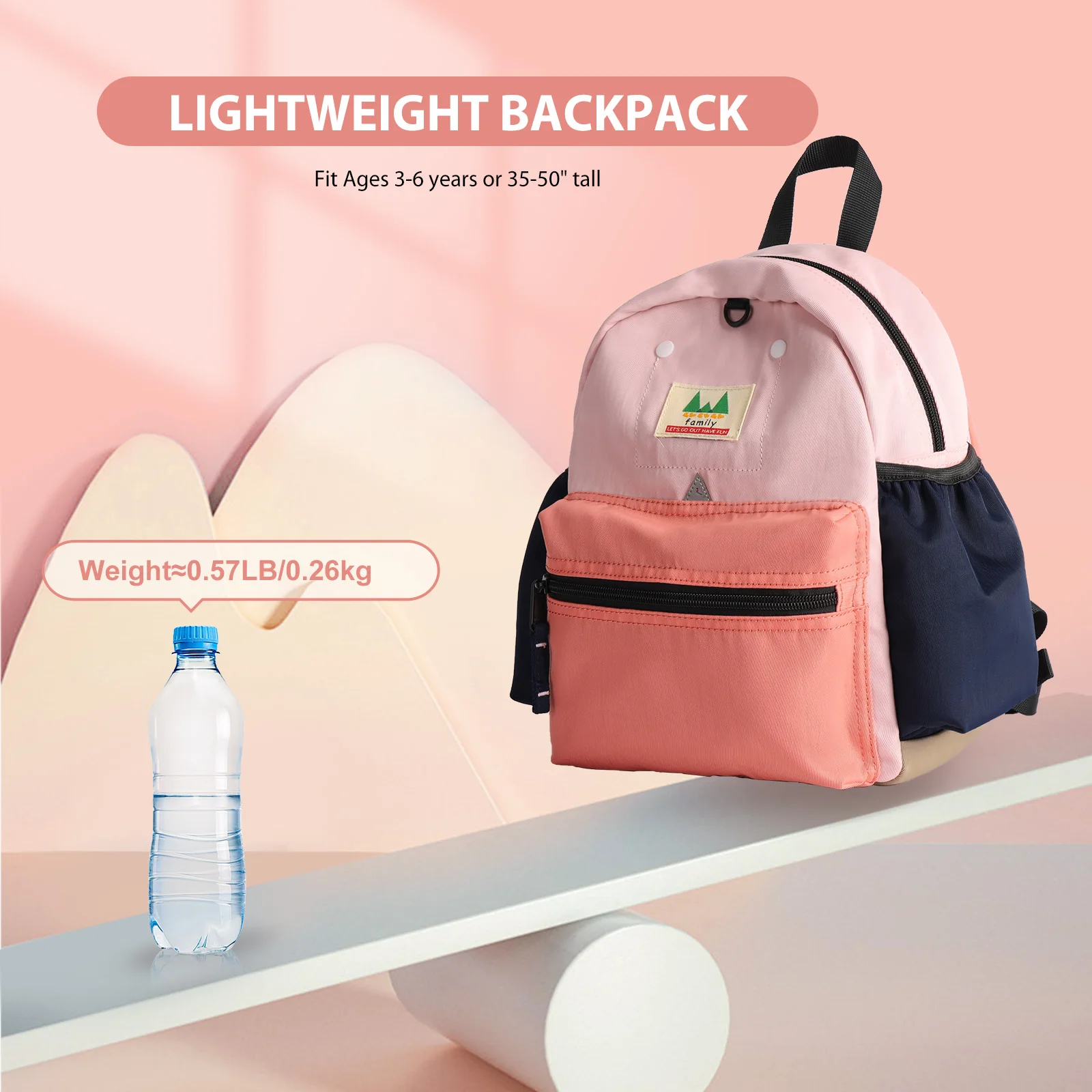 Children's Backpack Boys Girls Little Kids Backpack Bag Cute Cartoon Kindergarten Backpack 2-6 Years Old Kid Bookbag, School Bag view 4