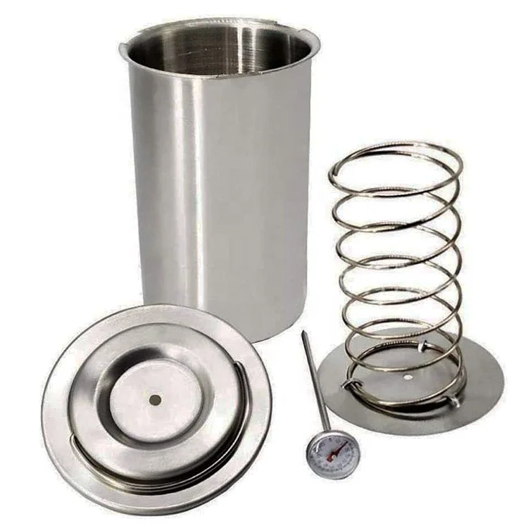 Cooking Bacon Meat Boiler Pot Pressure Cooker Tools Stainless Steel Ham Press Maker  with Thermometer for Making Healthy Meat view 5