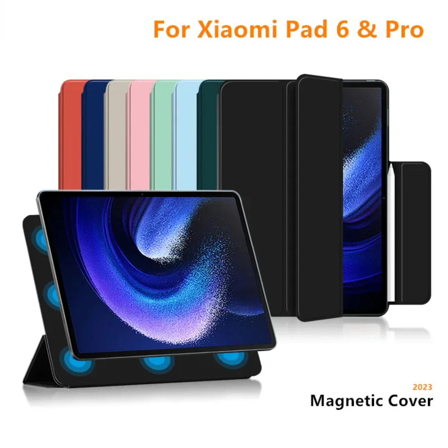 Protective and Stylish Ultra Thin Smart Cover for MiPad 6 Pro 2023 - Perfect Fit with Auto Wake Feature - Enhance Your Tablet wi