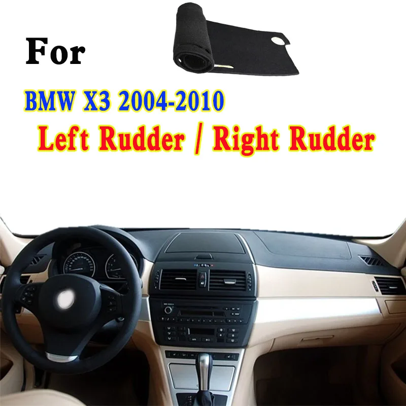 For BMW X3 E83 2004-2010 Car Dashboard Mat Accsesories Anti-reflective Anti-slip Anti-dirty Pad Instrument Panel Cover