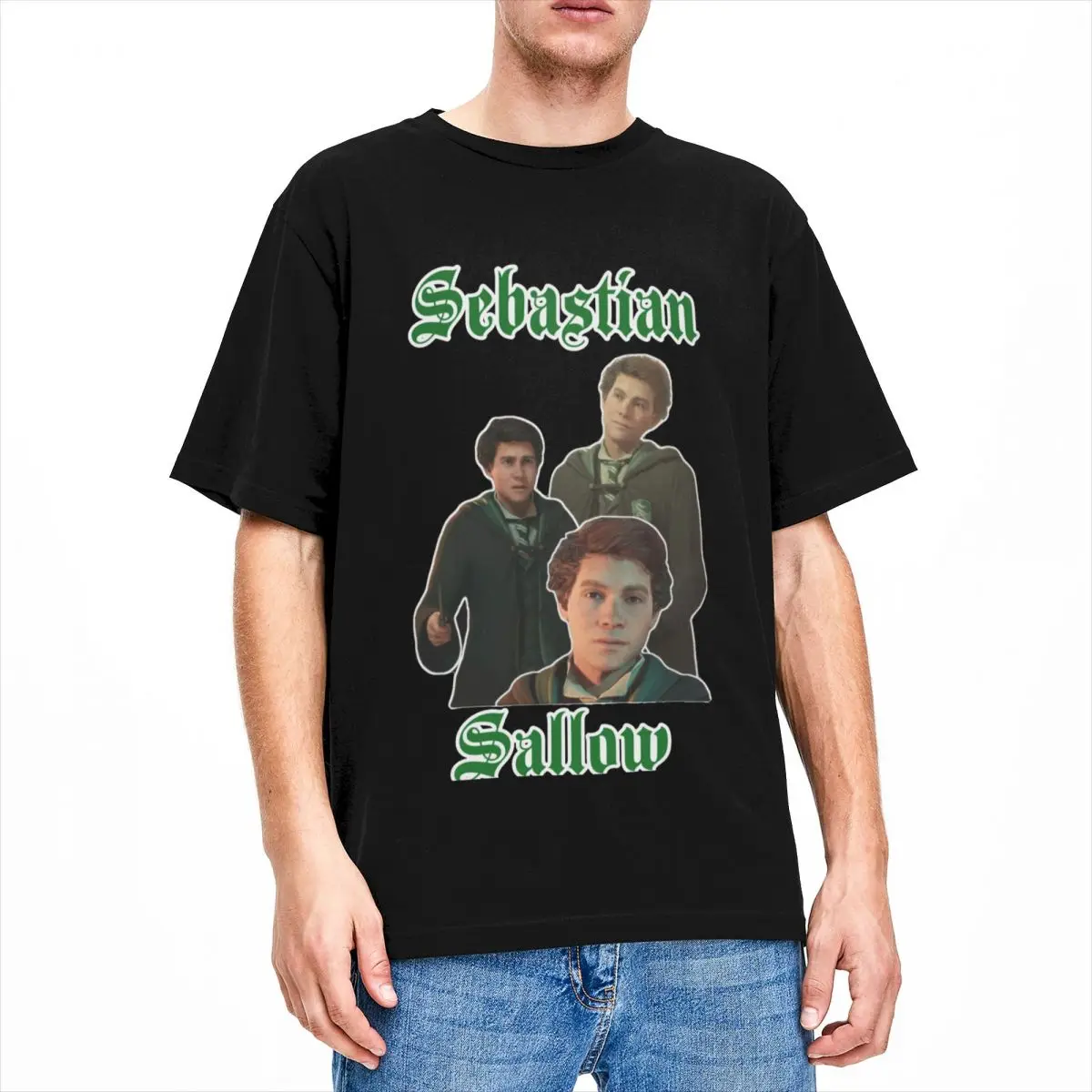 Sebastian Sallow Bootleg Shirt Accessories Men Women 100% Cotton Unique Crewneck Funny Tees Short Sleeve Clothing Plus Size