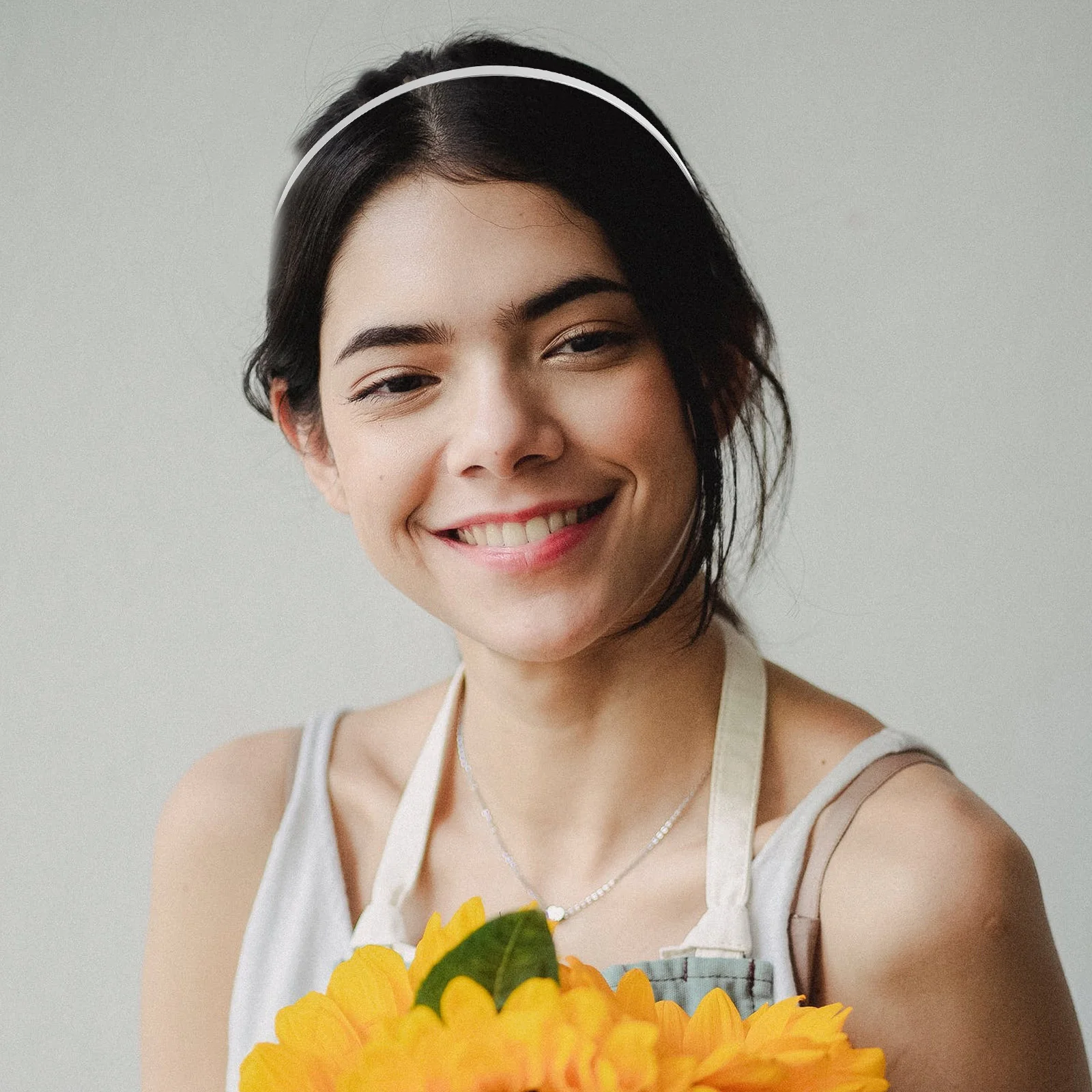 

12pcs 5Mm Stainless Steel Headband Women Girls Silver Metal Hair Hoop Elegant Hair Clasp Diy Wedding Party Prom Cosplay Dance