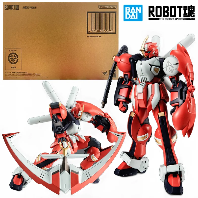 Bandai Namco The Robot Spirits Side Ms Anchor Gundam 14Cm Anime Original Action Figure Model Toy Birthday Gift Collection